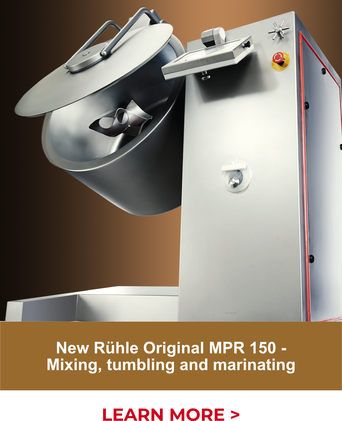 New Rühle Original MPR 150 -  Mixing, tumbling and marinating