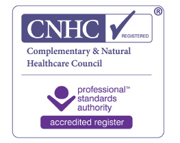 CNHC logo and professional standards authority accredited register logo