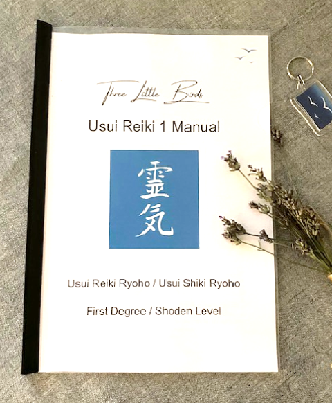 learn reiki with three little birds - reiki 1 training course manual