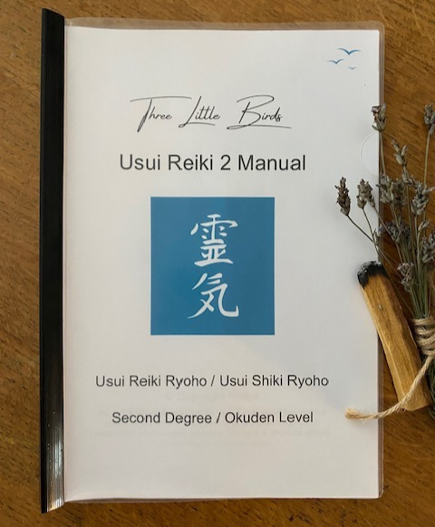 learn reiki with three little birds - reiki 2 training course manual