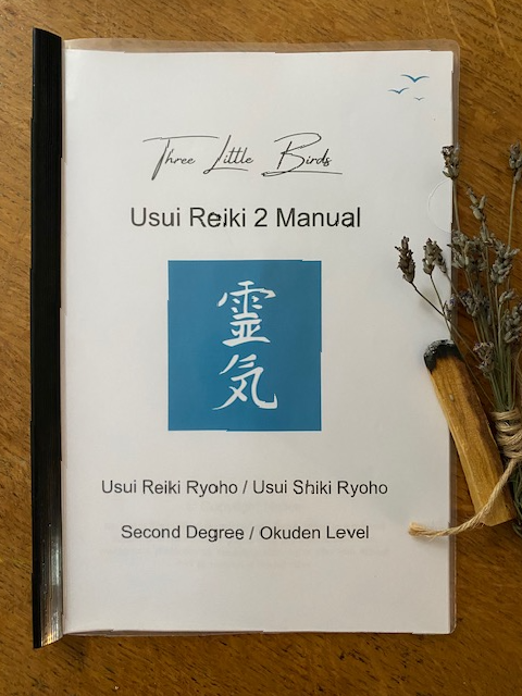 learn reiki with three little birds - reiki 2 training course manual