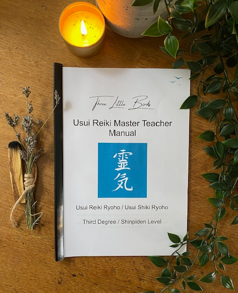 learn reiki with three little birds - reiki master teacher training course manual