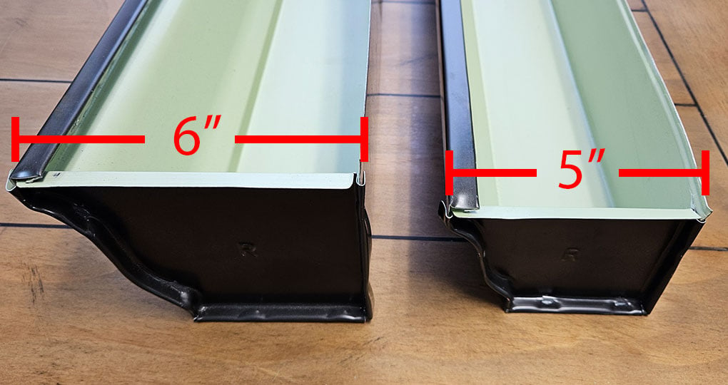 5 advantages of using 6-inch rain gutters over 5-inch for your home!