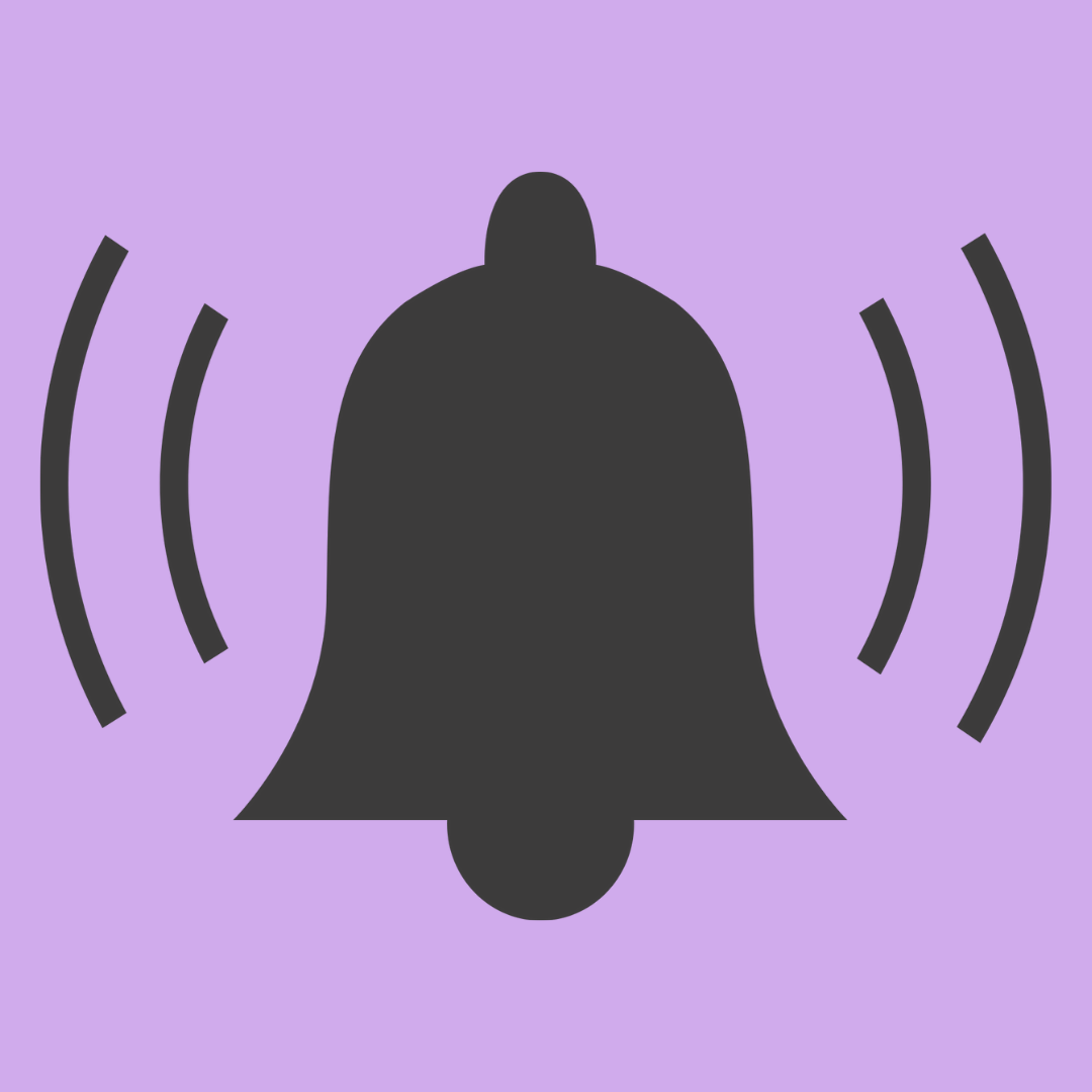 A notification bell