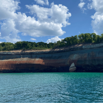 Painted Rock Cove at Pictured Rocks