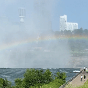 Niagara Falls Terrapin Point rainbow