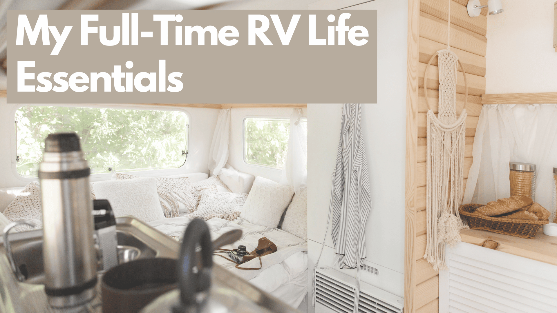 RV Essentials for Full-Time RV Living