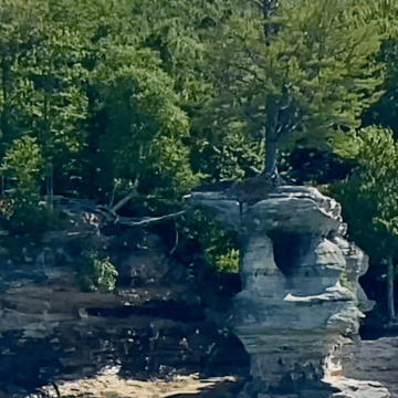 Chapel Rock at Pictured Rocks