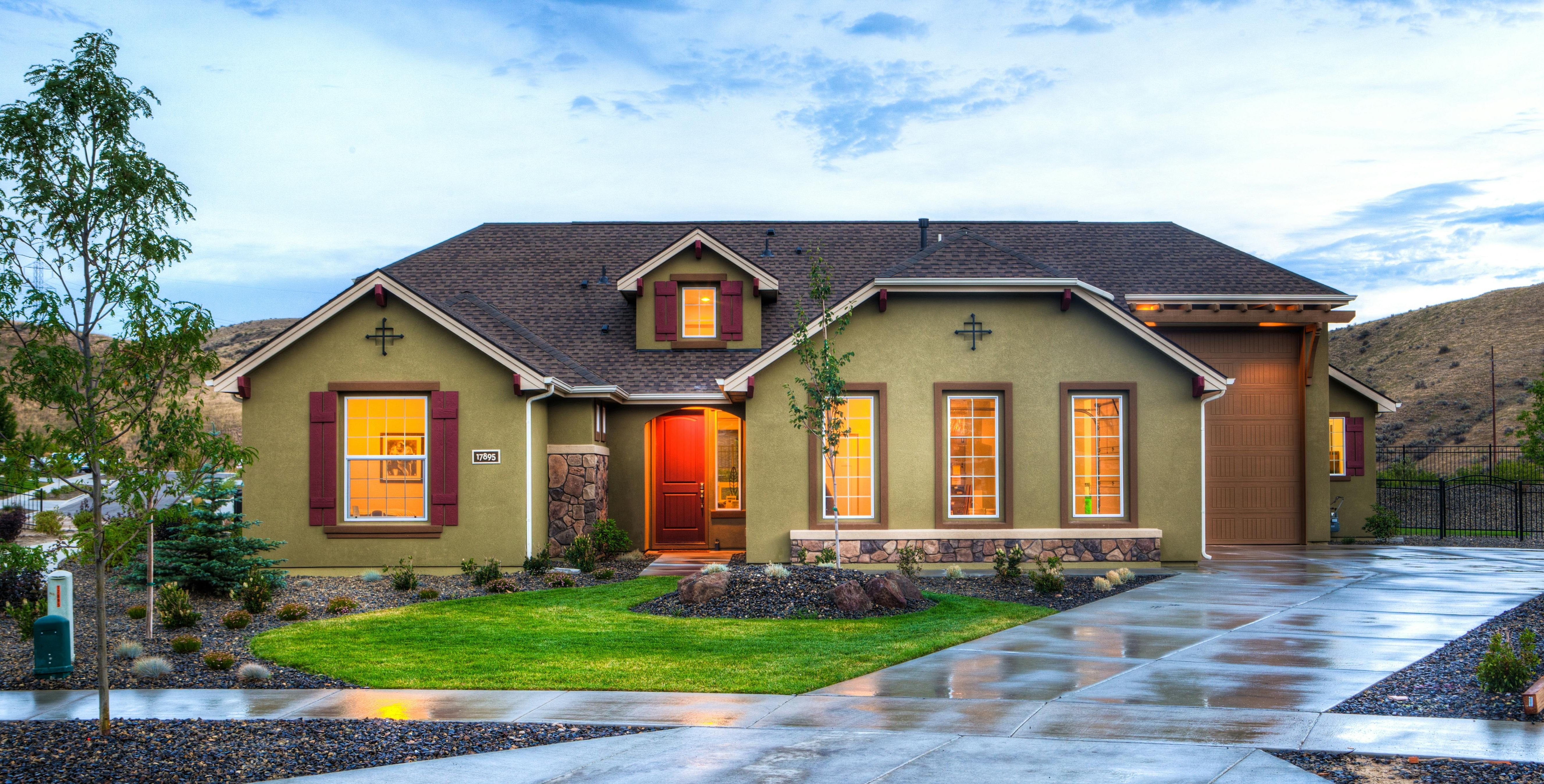 well-maintained property