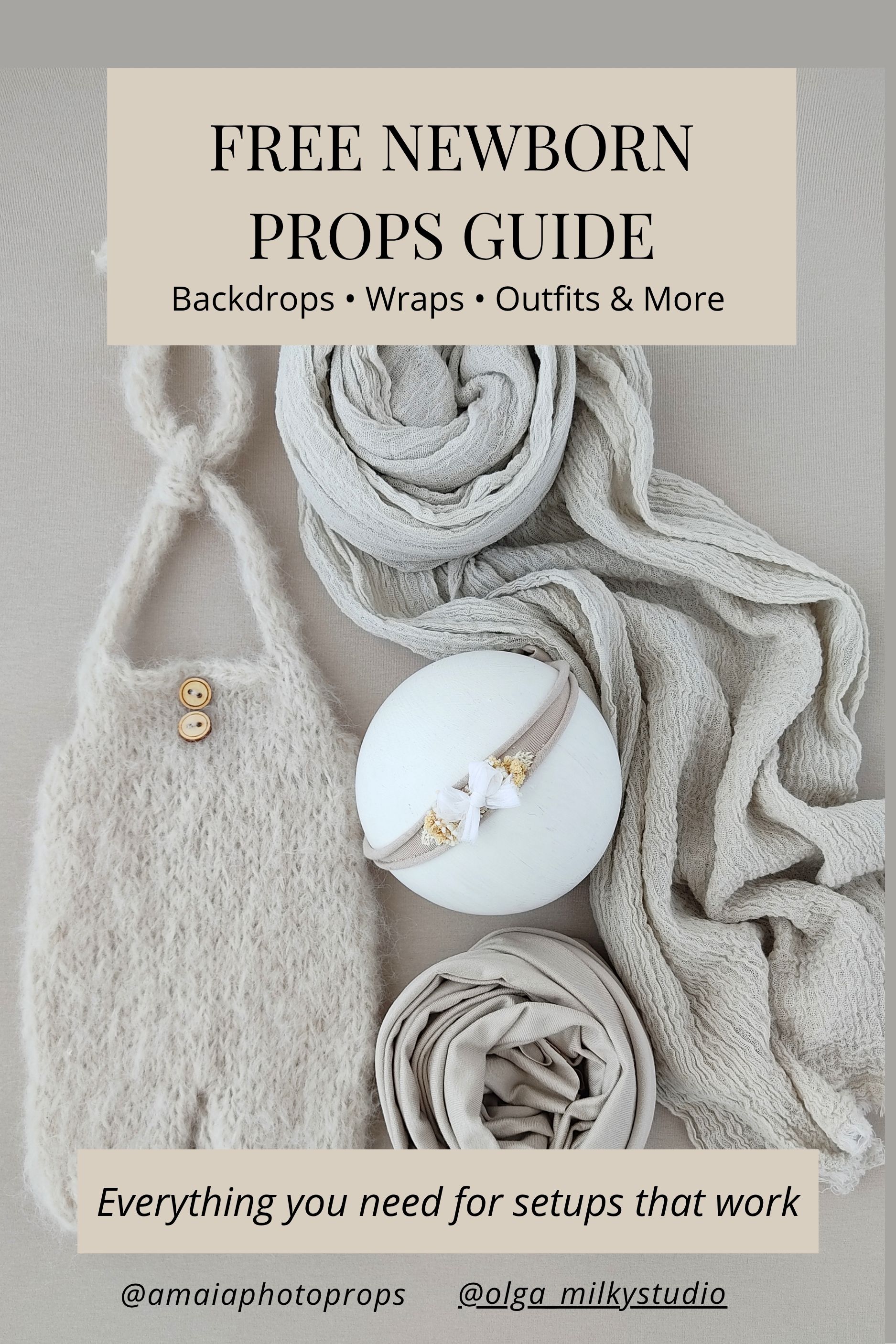 Handmade premium quality cheesecloth wraps for newborn photography
