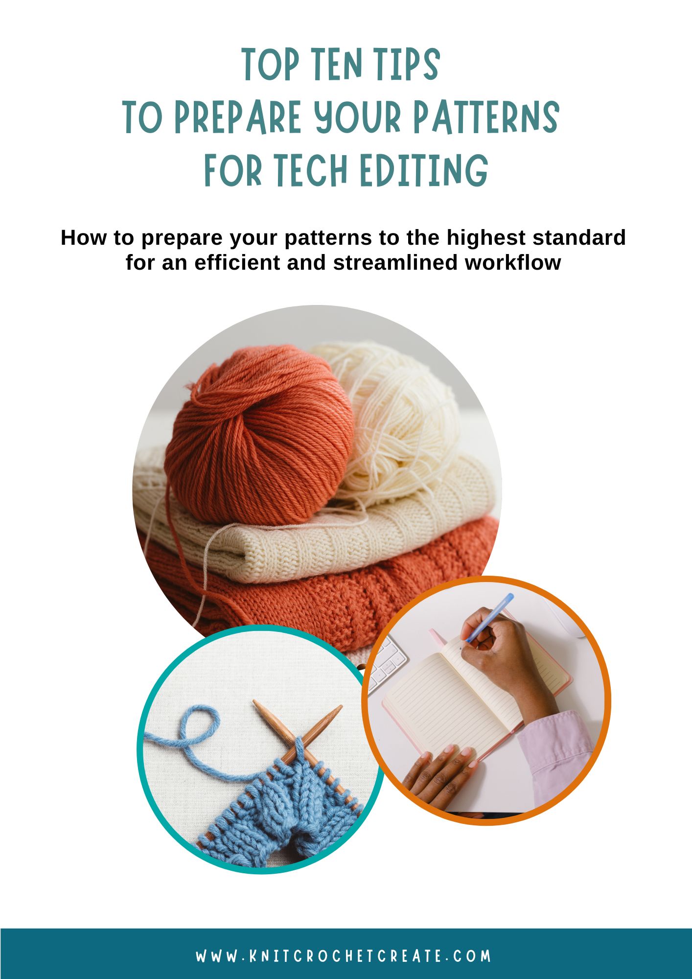 Prepare your knitting or crochet patterns for tech editing