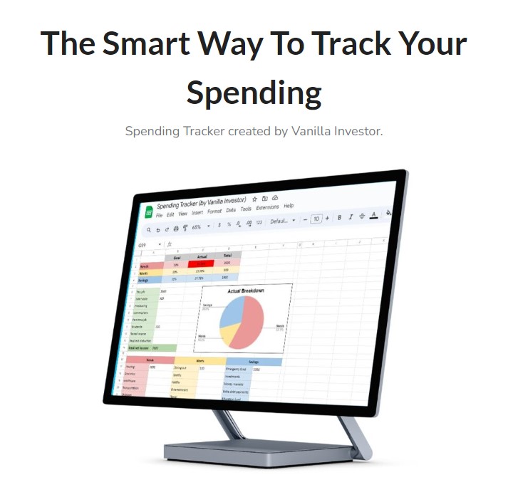 Vanilla Investor Spending Tracker