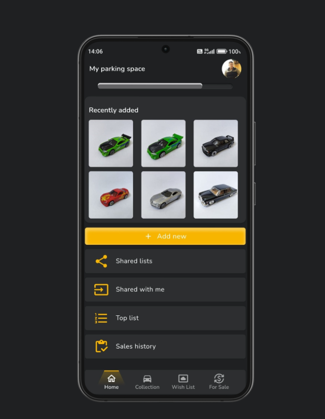 diecast-parking--app-homepage