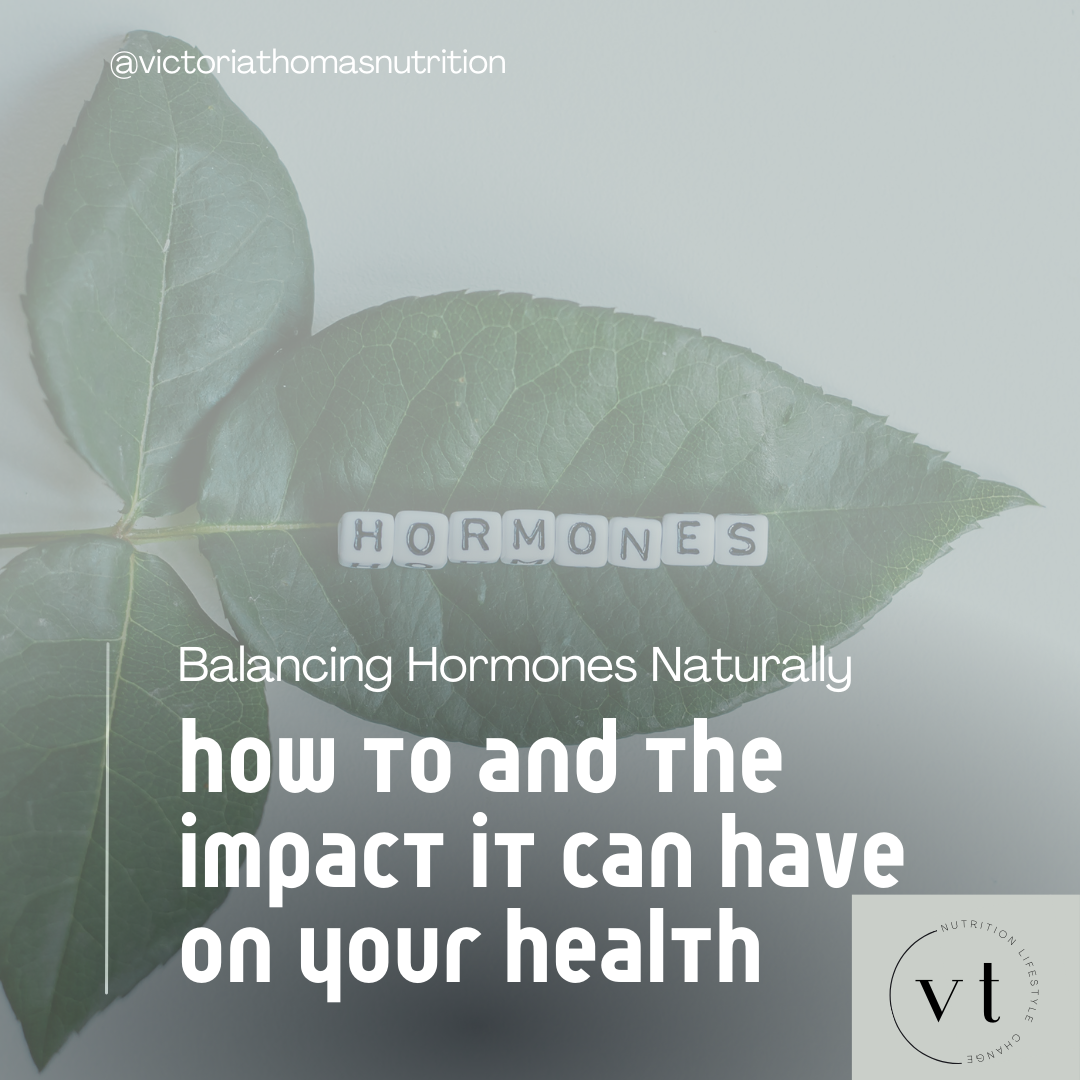 How can I balance hormones naturally?