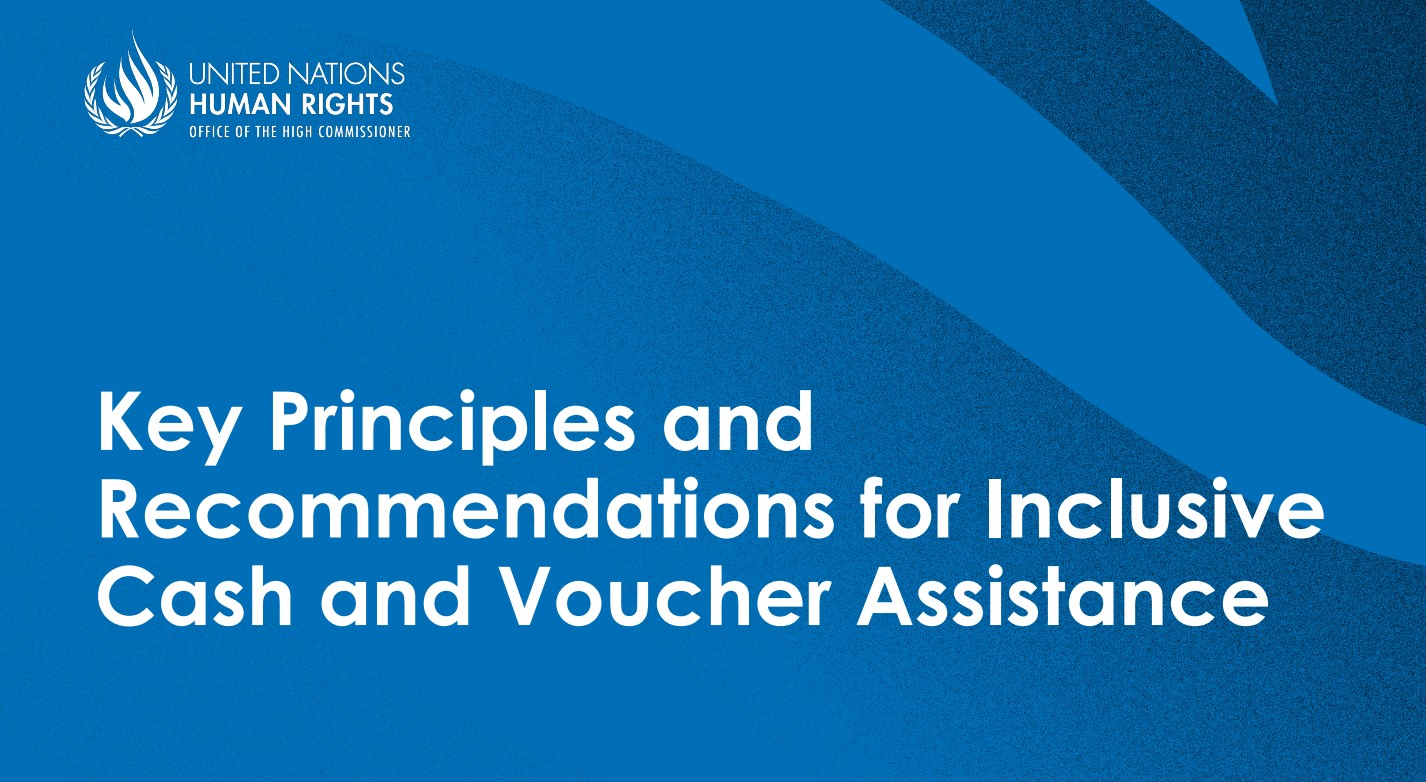 Key Principles and Recommendations for Inclusive Cash and Voucher Assistance