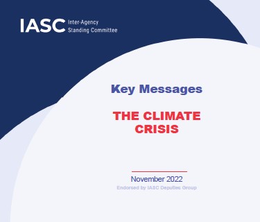 First page of the Key Messages of the Climate Crisis