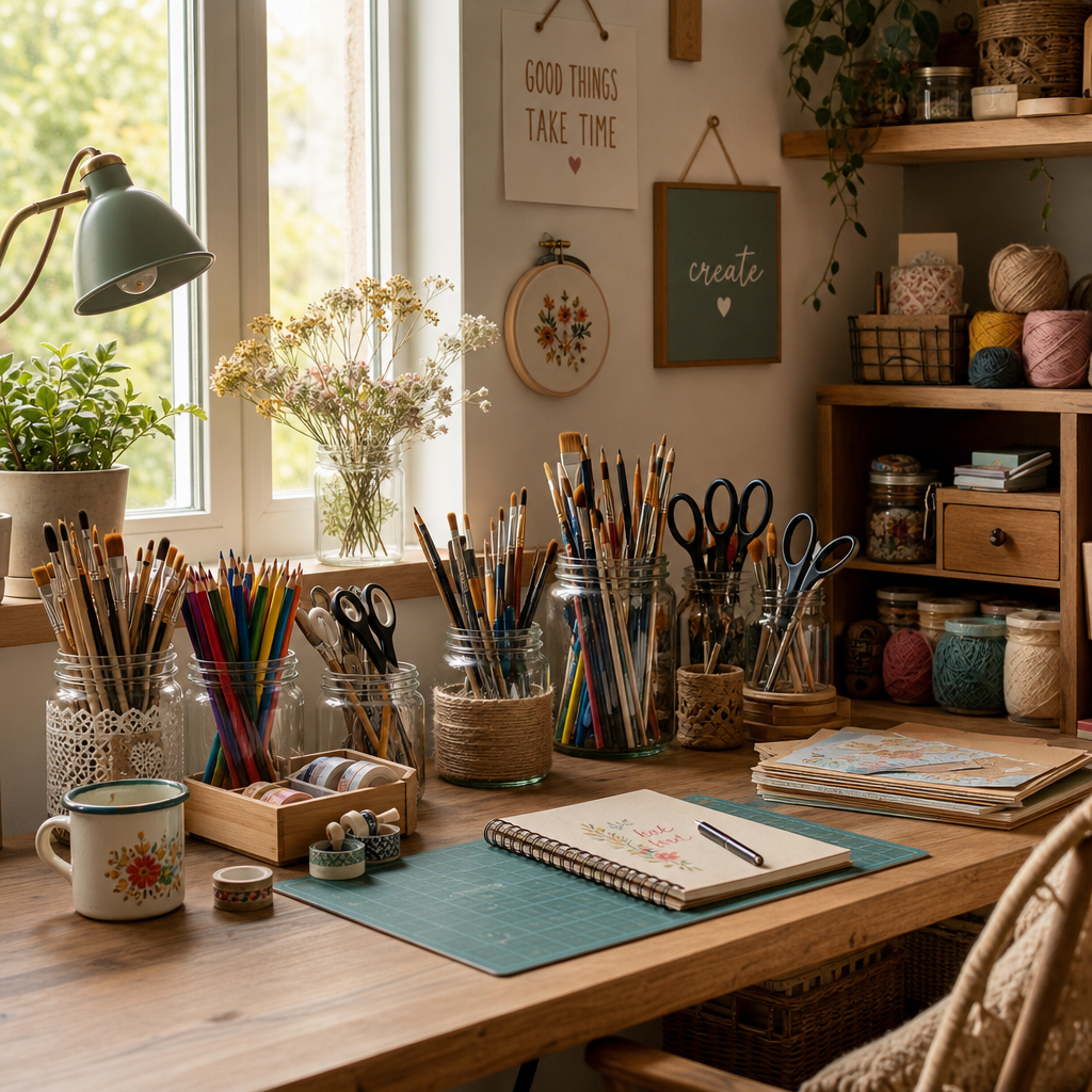 DIY: Cómo crear un rincón de manualidades que inspire tu creatividad