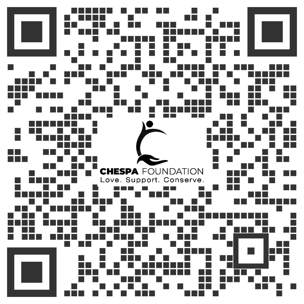 Chespa foundation UPI donation Qr code
