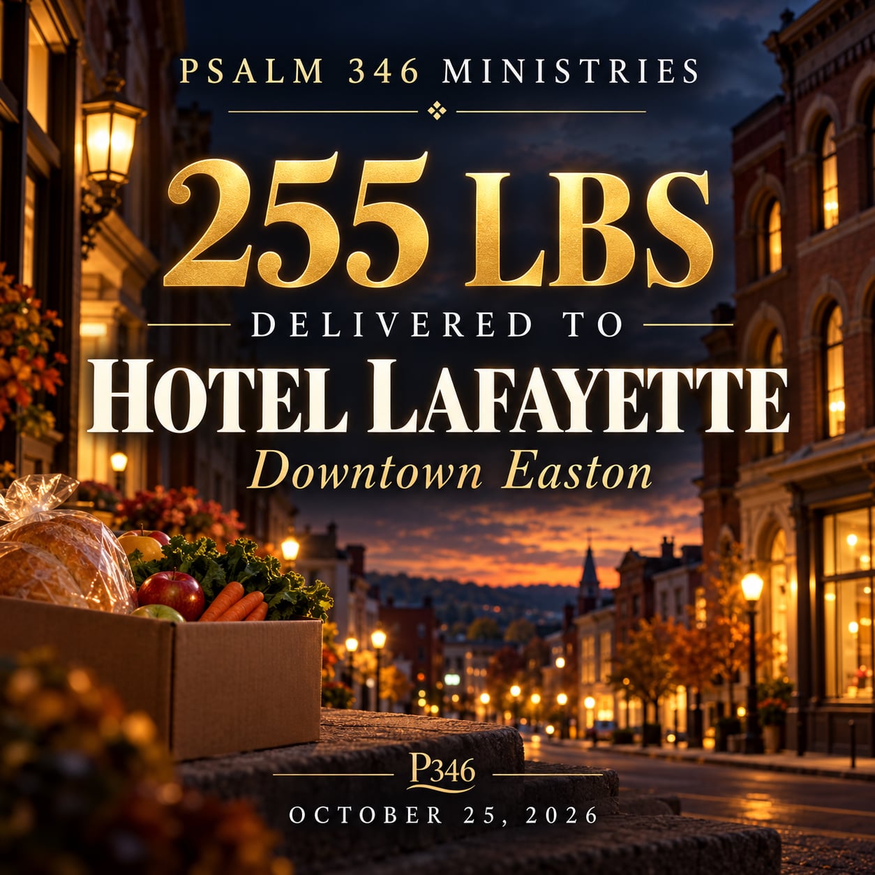 Sunday Ministries 10/25/2026