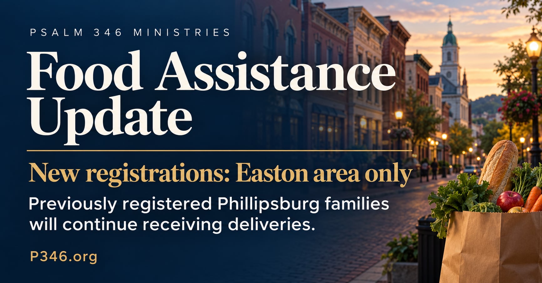 An Update on New Food Assistance Requests 10/27/2026