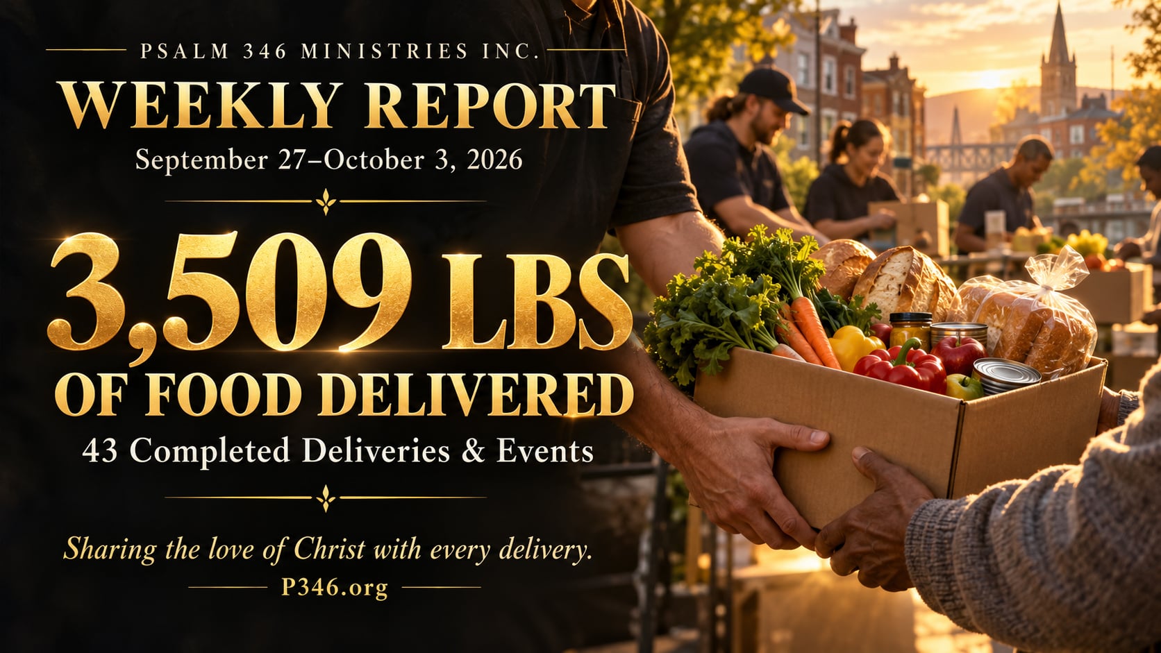 3,509 LBS of Food, a Week Full of Blessings, and a Community Coming Together