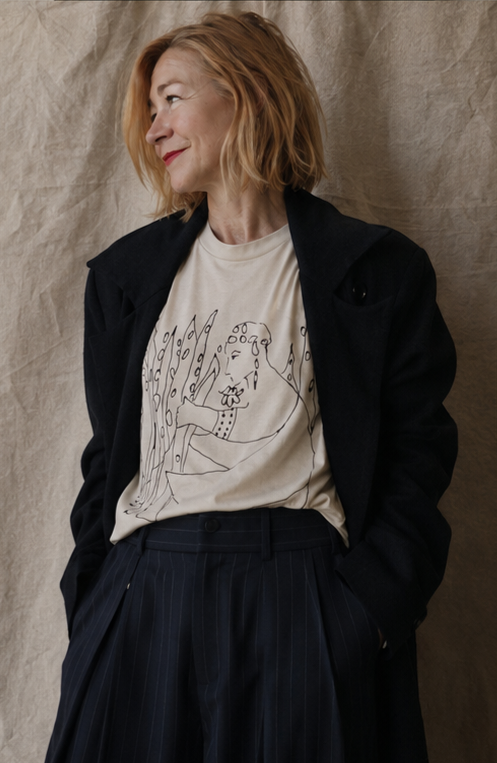 art statement t shirt by christine philipp title summer residue