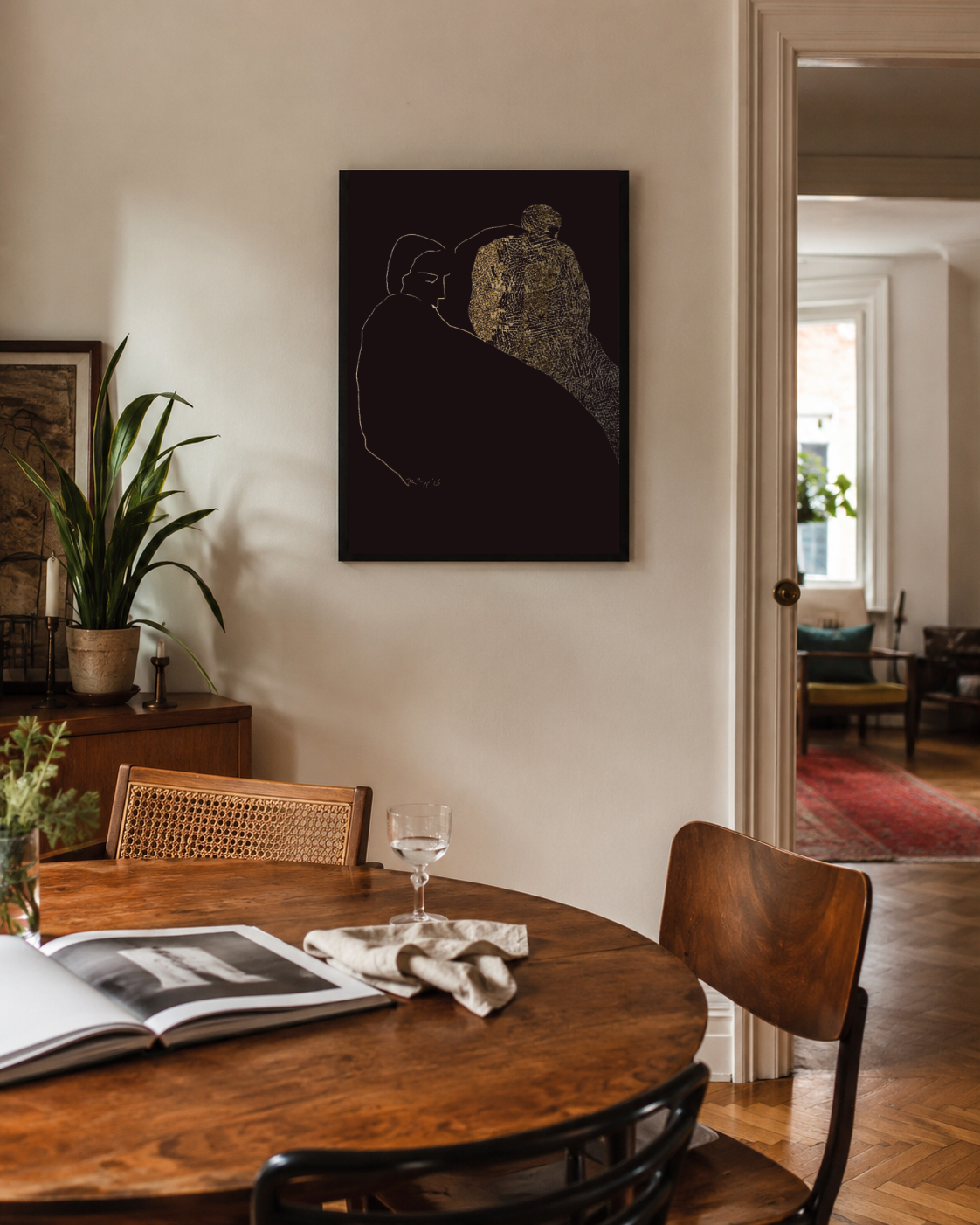 fine art print on canvas by christine philipp title sanction