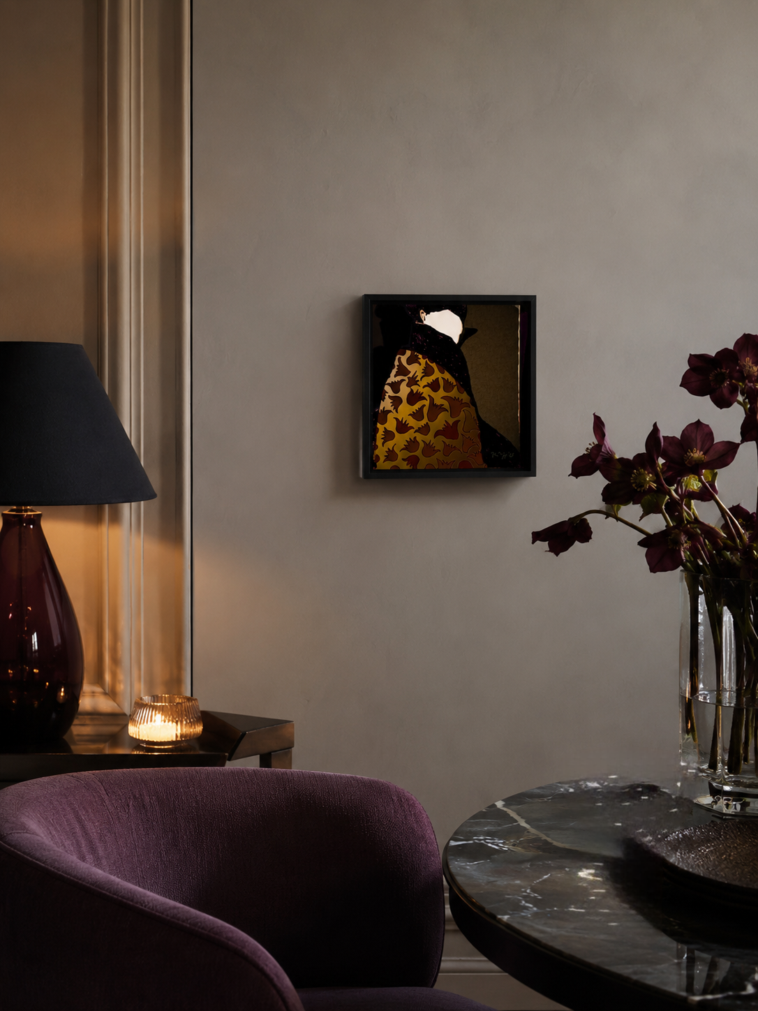 fine art print on canvas by christine philipp title there is no there there