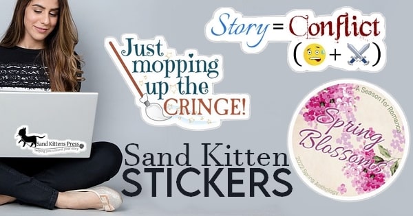 Original Sand Kittens Press stickers