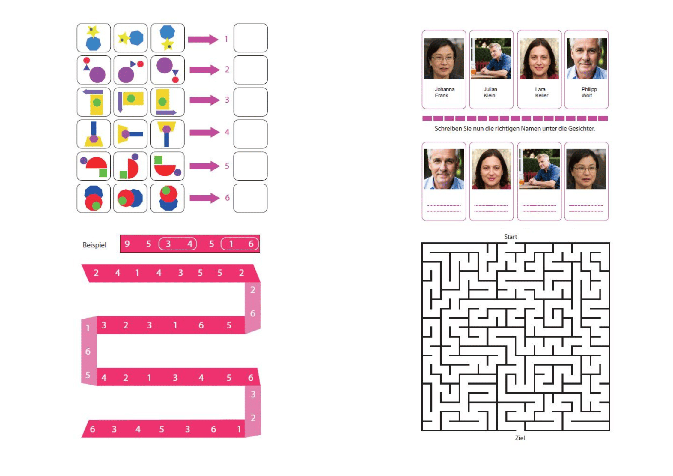 Gedächtnistraining nach Schlaganfall: gratis Übungen