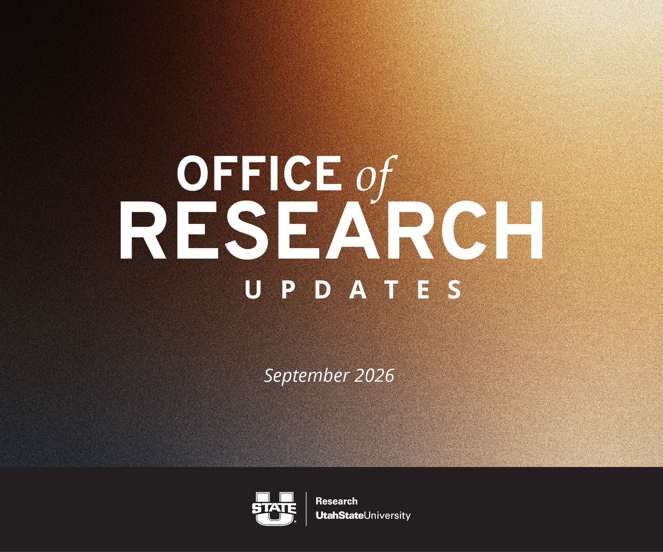 Office of Research Updates September 2026