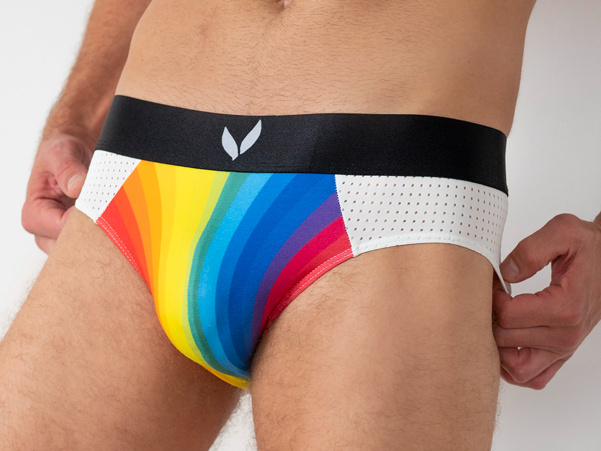 Rainbow Pouch Briefs Sizes Selling Out! 🐰🌈 - Bunnies Underwear