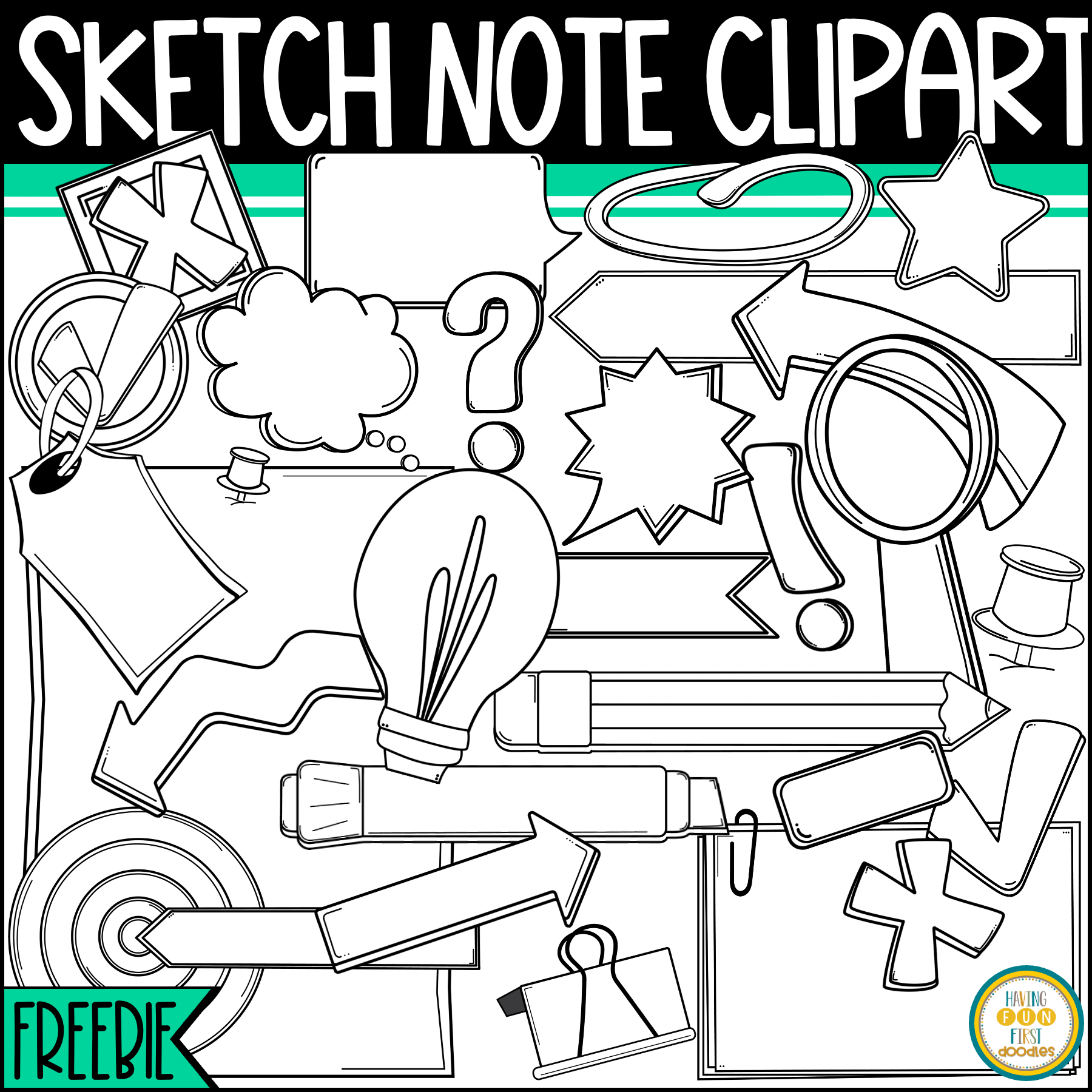 Sketch Note Template Freebie