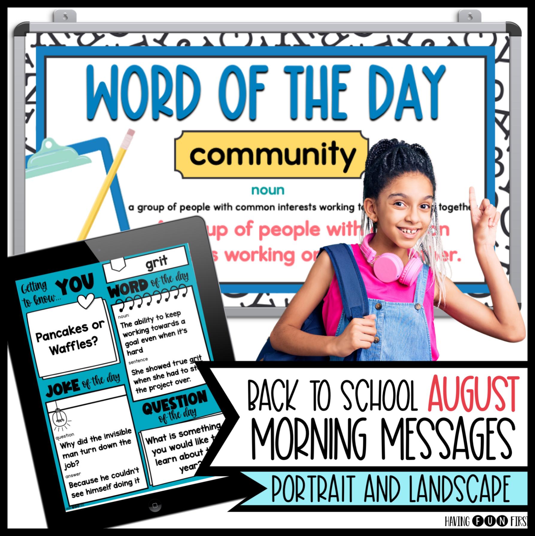Morning Message Slides FREEBIE