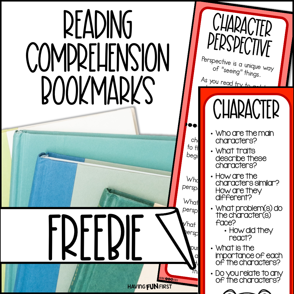 Free Reading Comprehension Bookmark