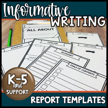 Informative Writing Report Templates