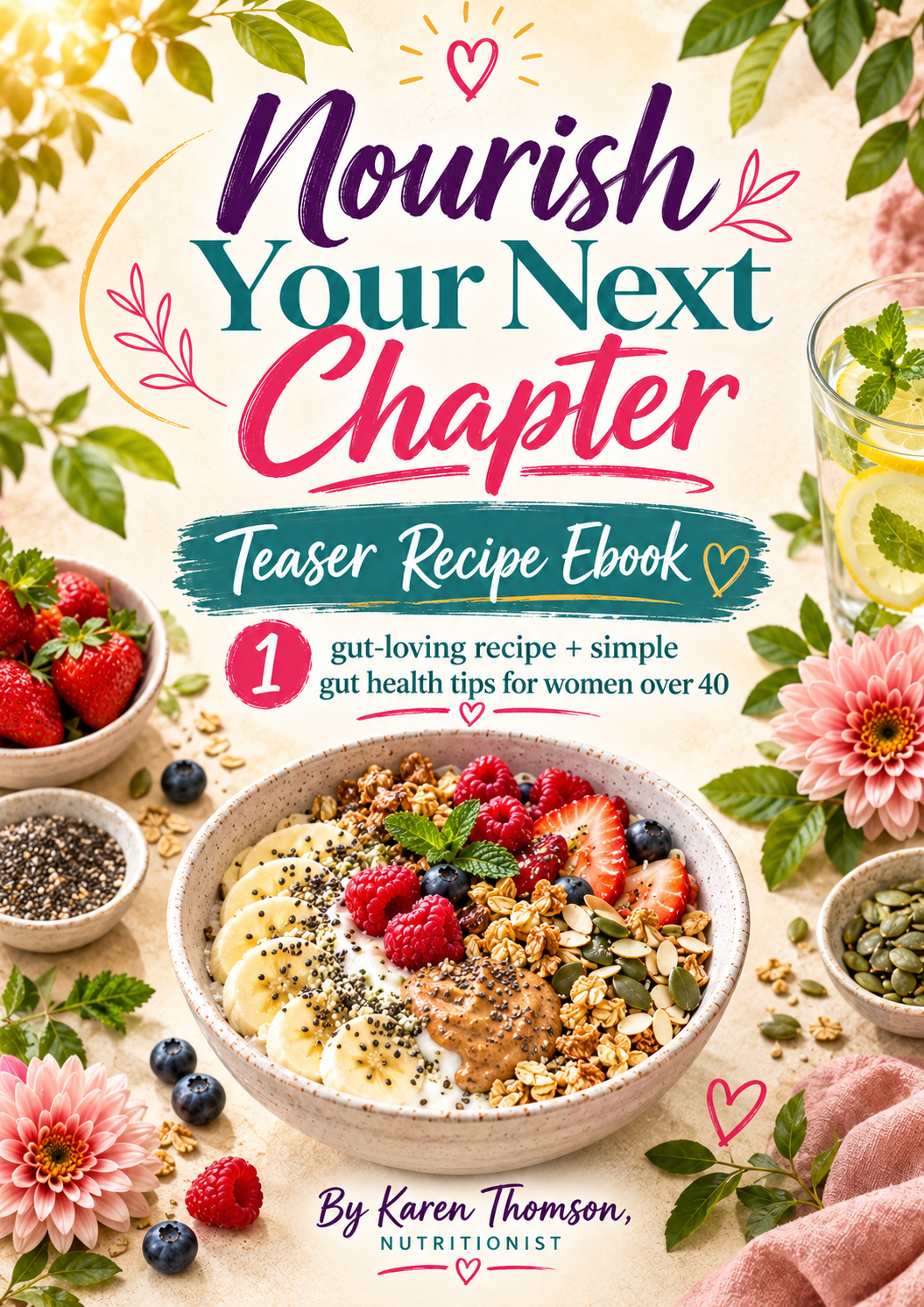 Nourish Your Next Chapter Teaser Recipe Ebook by Karen Thomson Nutritionist