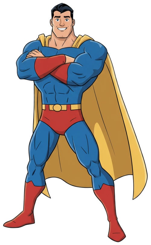 Foto van een Funle Superhero