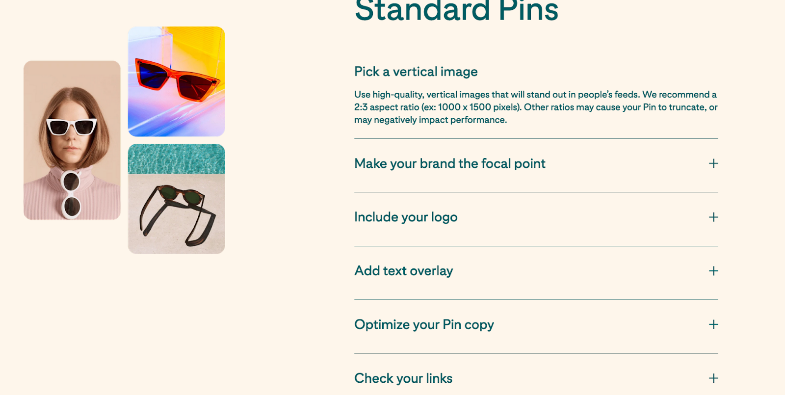 Pinterest standard pin best practices