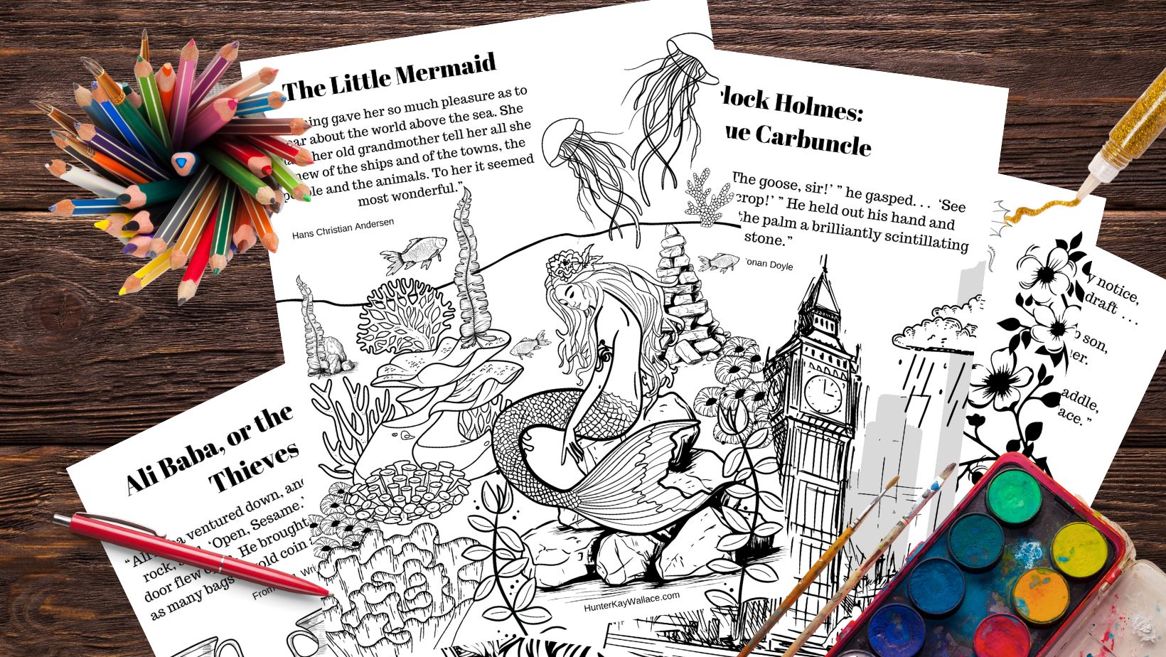 The Little Mermaid Coloring Page