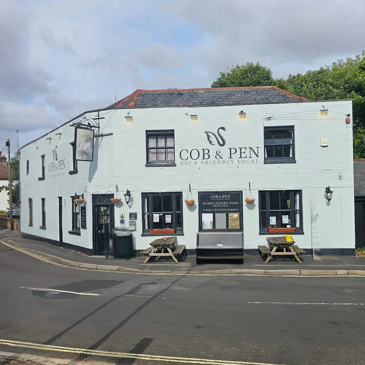 The Cob and Pen pub in Fareham, host of the open music festival
