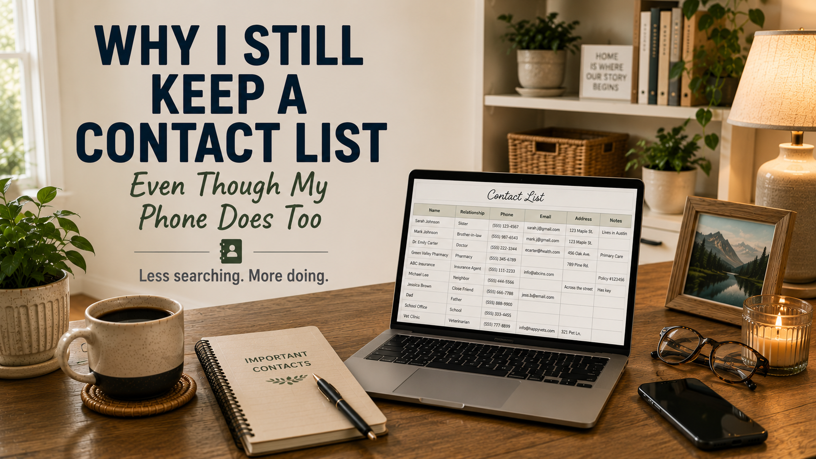 Why I Still Keep a Contact List (Even Though My Phone Does Too)