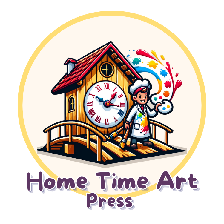 Home Time Art Press Amazon KDP Education and activity books for young learners logo