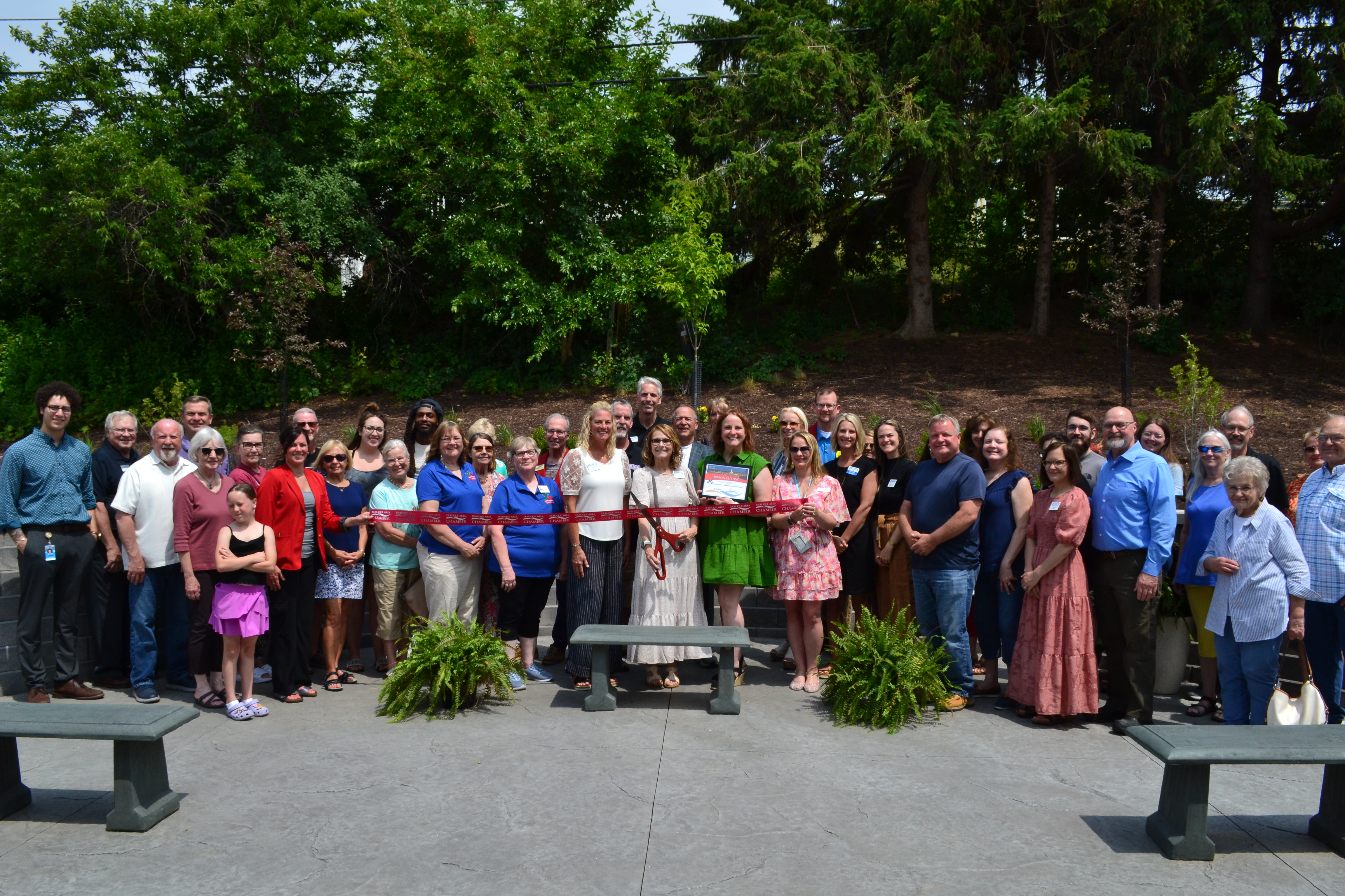Baby Remembrance Garden Ribbon Cutting