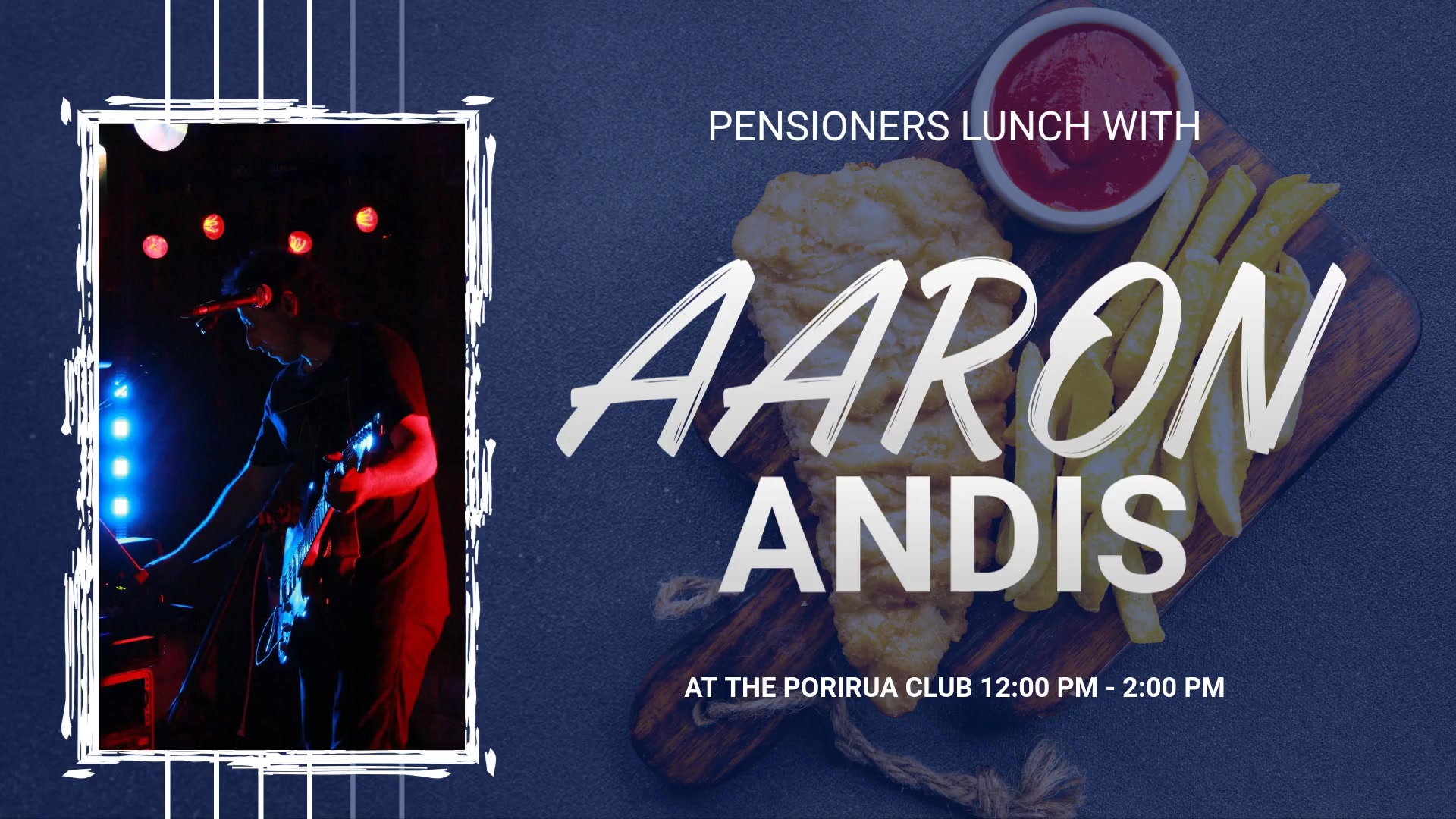 Pensioners lunch with Aaron Andis