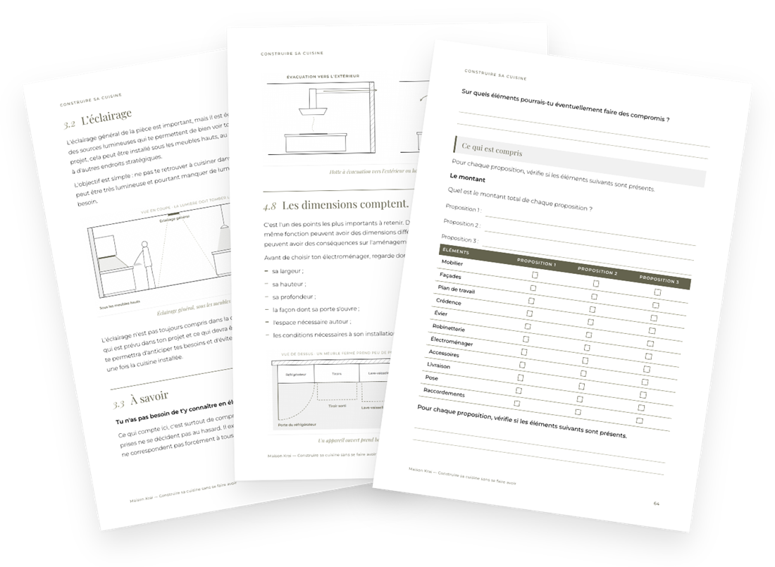 Pages intérieures : Électricité, eau et évacuation