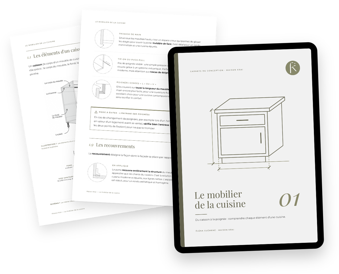 Aperçu : Carnet 01 · Le mobilier de la cuisine