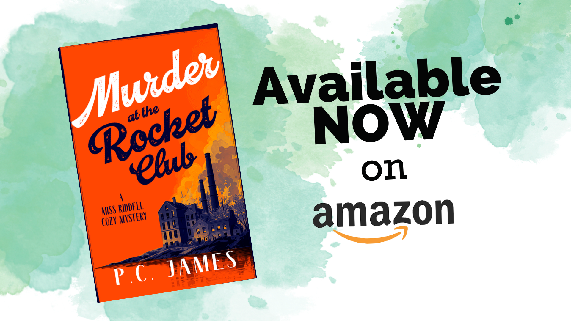 OUT NOW: Murder at the Rocket Club, a Miss Riddell Cozy Mystery