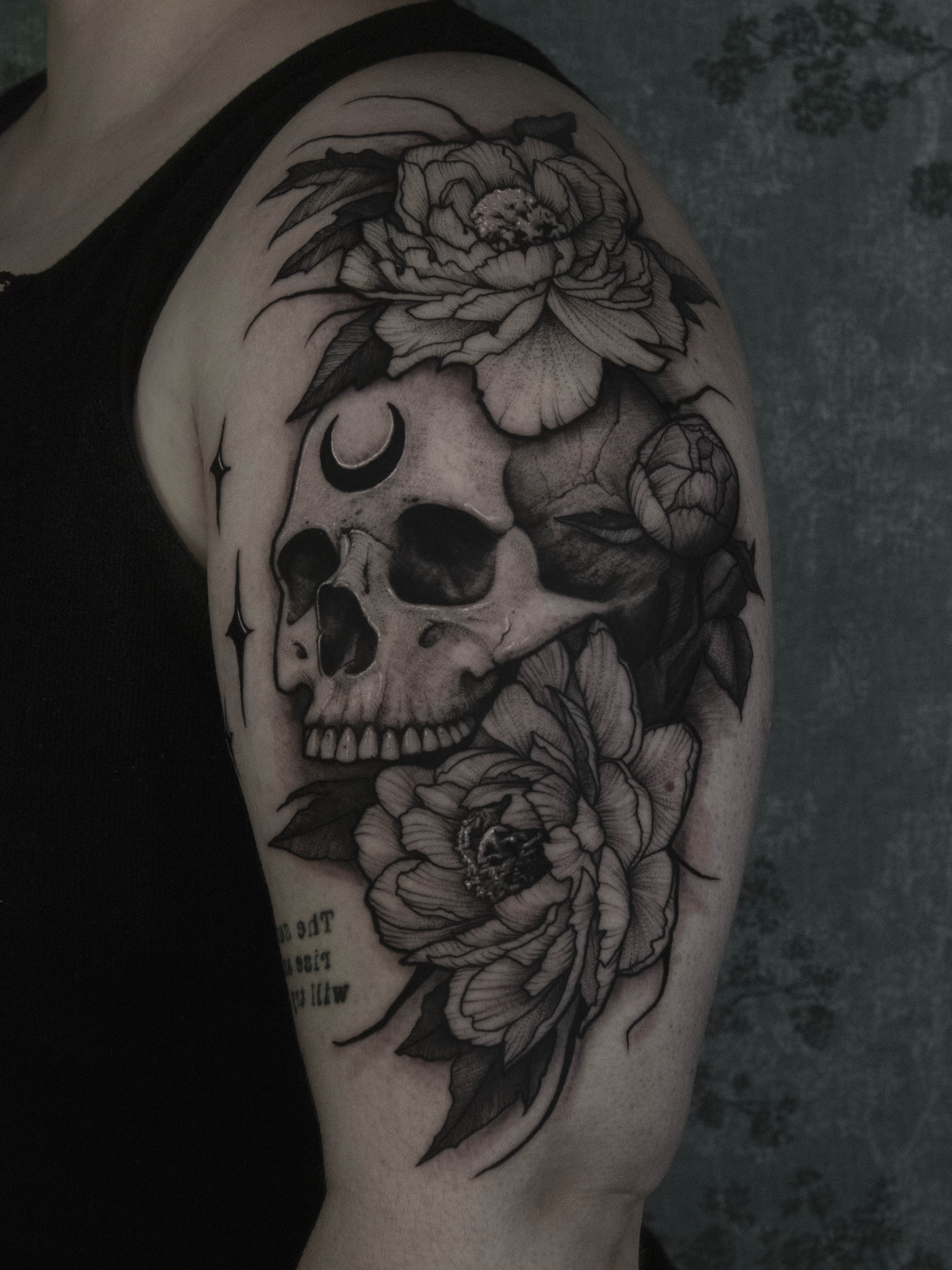 Dark portrait of Elvis Presley done by Joe Sinner