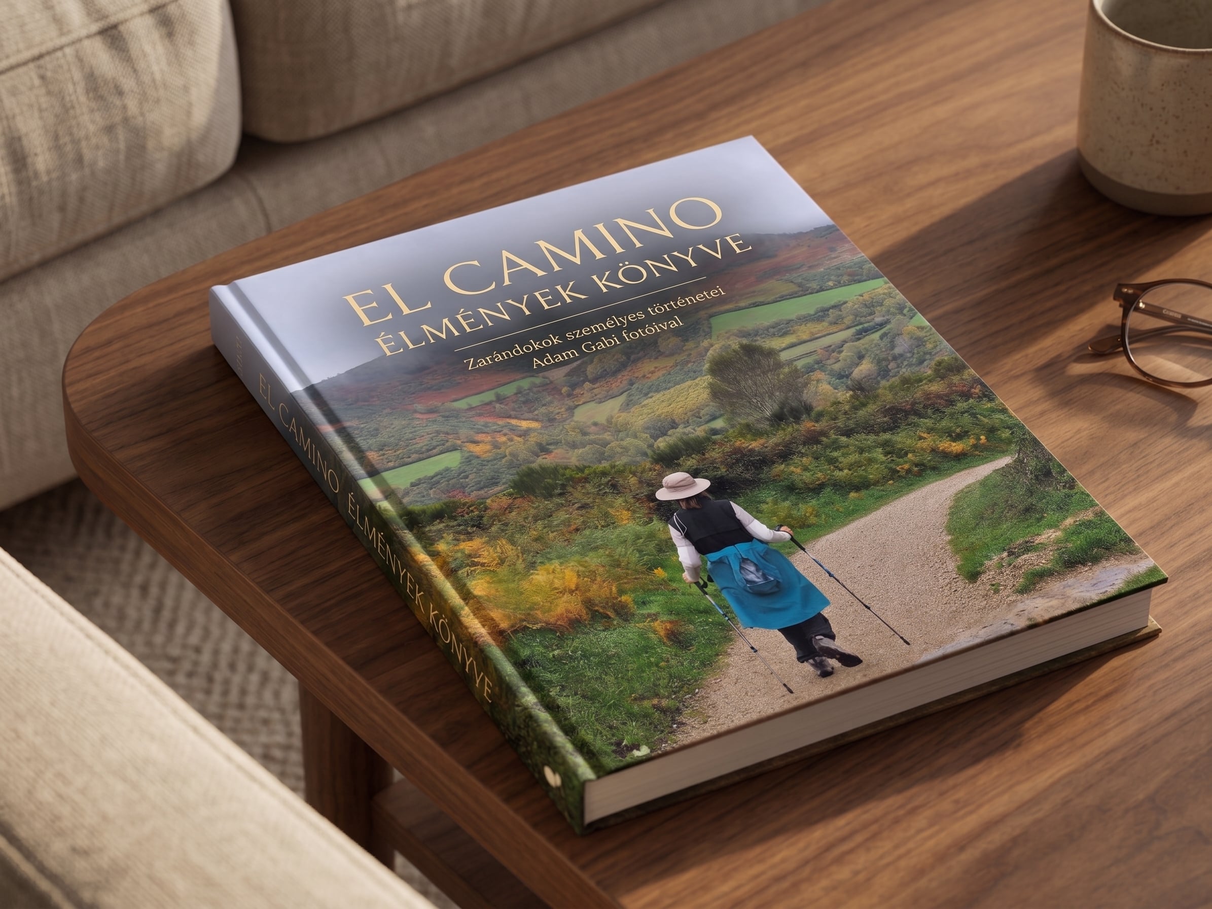 El Camino Élmények Könyve – fotós borító